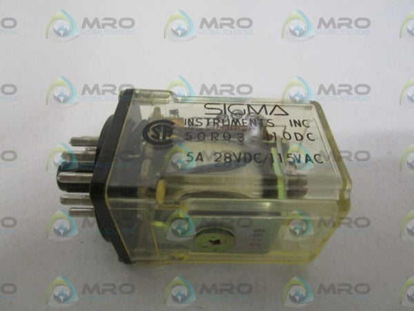 SIGMA 50R03-110DC RELAY 5A 28VDC/115VAC NSNP