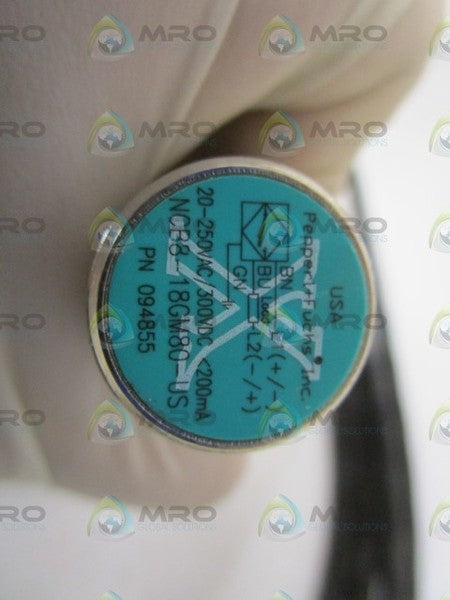 PEPPERL+FUCHS NCB8-18GM80-US PROXIMITY SWITCH NSNP