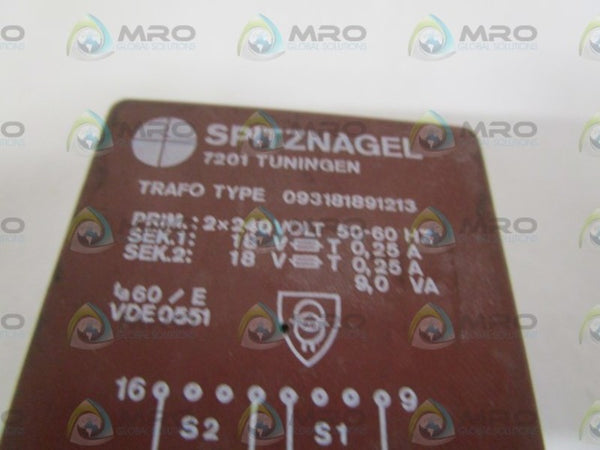 SPITZNAGEL 093181891213 RELAY ??? NSNP
