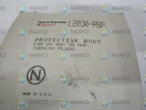 PASS & SEYMOUR L2030-RBP PROTECTIVE BOOT NSMP