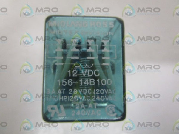 MIDLAND ROSS 156-14B100 12VDC RELAY UNMP