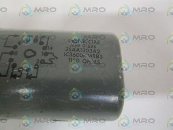GENICOM IC3600KMRB3 RELAY 1150OHMS UNMP