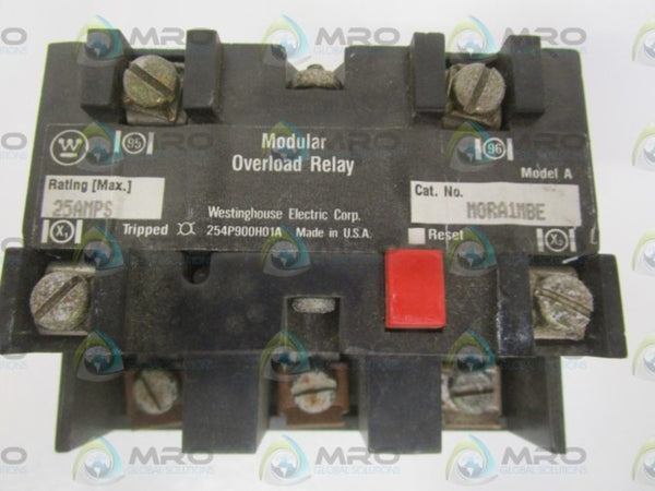 WESTINGHOUSE M0RA1MBE MODULAR OVERLOAD RELAY UNMP