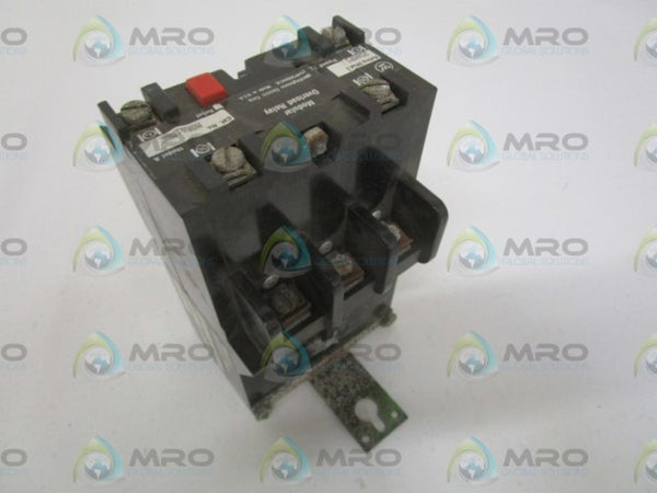 WESTINGHOUSE M0RA1MBE MODULAR OVERLOAD RELAY UNMP