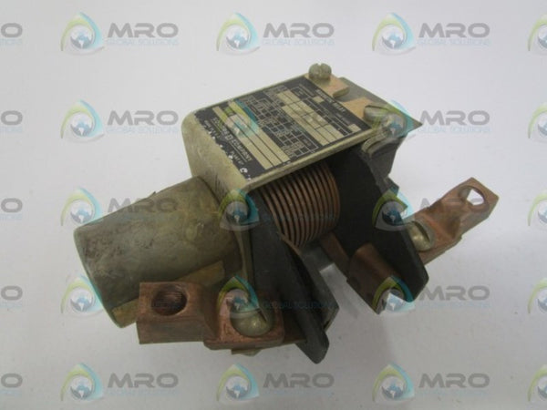 SQUARE D 9055-A0120R SER. A DASHPOT RELAY MAGNETIC CURRENT UNMP
