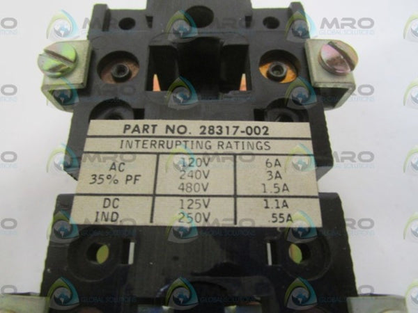 HUBBELL 28317-002 PUSHBUTTON INSERT (AS PICTURED) NSNP