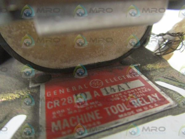 GENERAL ELECTRIC CR2810A14AT MACHINE TOOL RELAY 120V UNMP