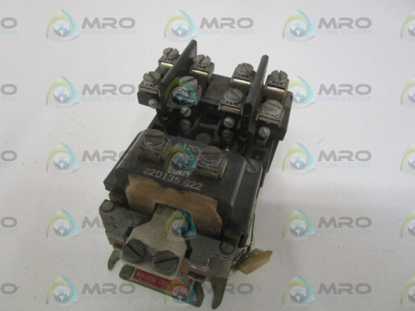 GENERAL ELECTRIC CR2810A14AT MACHINE TOOL RELAY 120V UNMP