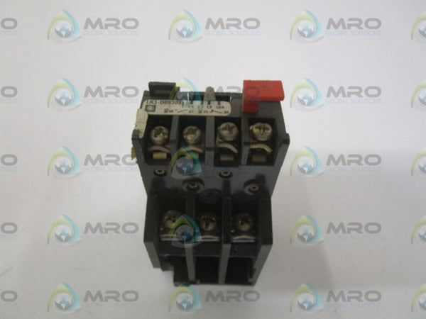 TELEMECANIQUE LR3-D09307 OVERLOAD RELAY 2,5-1,6A (AS PICTURED) UNMP