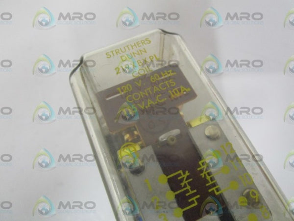 STRUTHERS-DUNN 219XBXPL RELAY 120V UNMP
