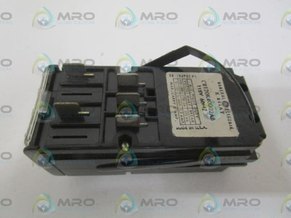 GENERAL ELECTRIC CR120K40002AB HI-FIDELITY RELAY 115V (AS PICTURED) NSMP