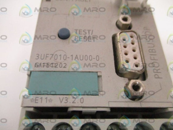 SIEMENS 3UF7010-1AU00-0 RELAY MOTOR CONTROL NSNP