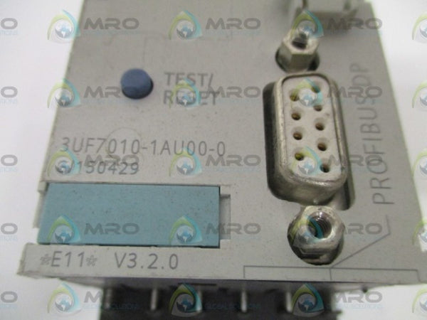 SIEMENS 3UF7010-1AU00-0 RELAY MOTOR CONTROL (AS PICTURED) NSNP
