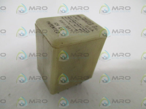 POTTER & BRUMFIELD KHP17D11 RELAY 12VDC UNMP