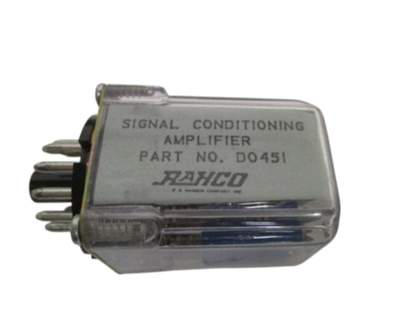 RAHCO D0451 SIGNAL CONDITIONING AMPLIFIER RELAY UNMP