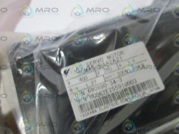 YASKAWA AC SERVO MOTOR SGMAS-04A2A21 NSMP