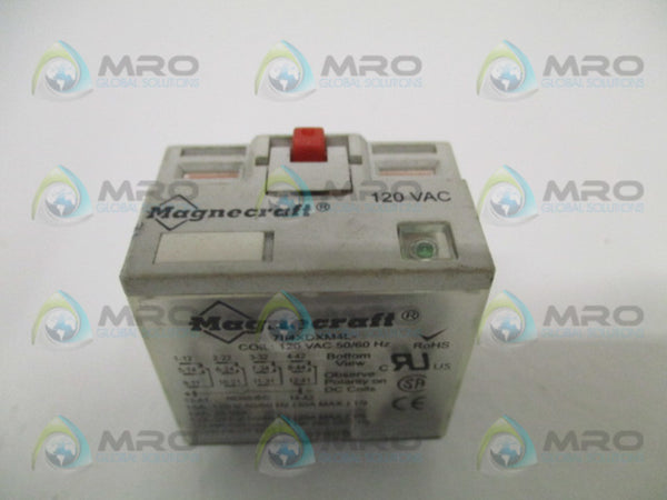 MAGNECRAFT 784XDXM4L RELAY 120VAC  UNMP