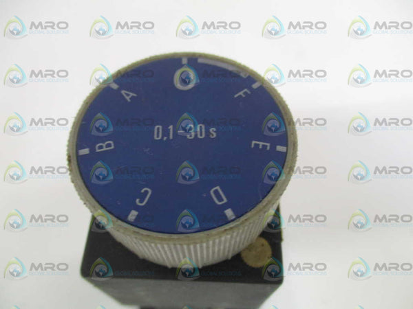 TELEMECANIQUE PRT TIME DELAY RELAY 0,1-30 SEC. UNMP