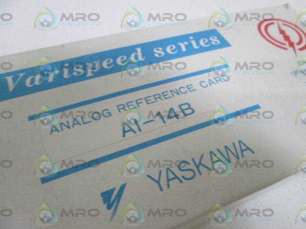 YASKAWA ANALOG REFERENCE CARD AI-14B NSMP