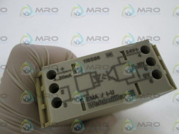WEIDMULLER RELAY 115086 / EMA /I-U  NSNP