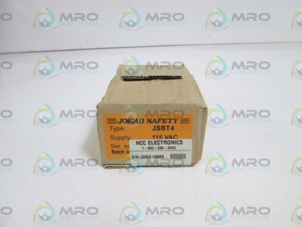 JOKAB SAFETY RELAY 115VAC JSBT4 NSMP