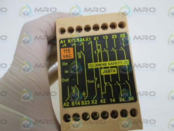 JOKAB SAFETY RELAY 115VAC JSBT4 NSMP