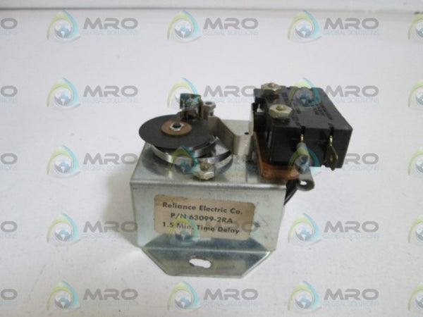 RELIANCE ELECTRIC TIME DELAY RELAY 63099-2RA UNMP