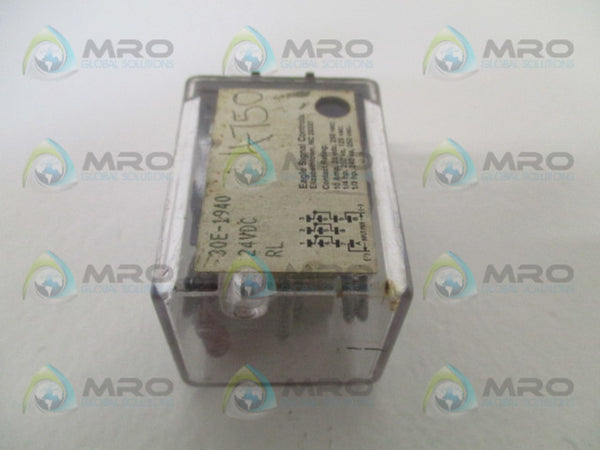 EAGLE SIGNAL 30E-1940 RELAY 24VDC UNMP