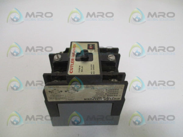 CUTLER HAMMER D26MPR RELAY 110/120V (AS PICTURED) UNMP