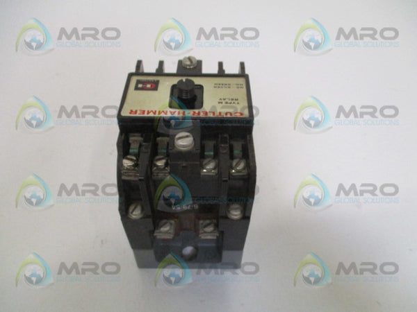 CUTLER HAMMER D26MPR RELAY 110/120V (AS PICTURED) UNMP