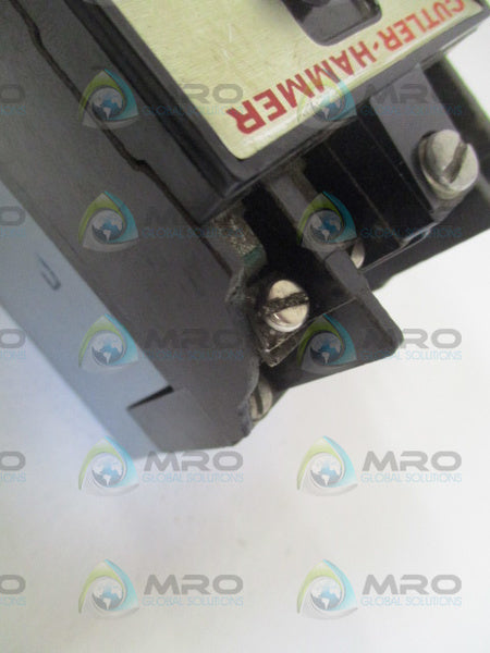 CUTLER HAMMER D26MPR RELAY 110/120V (AS PICTURED) UNMP