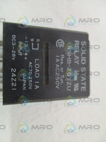 IDEC RAHB-20IZU SOLID STATE RELAY 250VAC UNMP