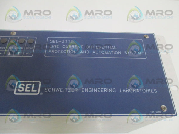 SEL SEL-311L 0311L0HD04254X1XX LINE CURRENT DIFF. RELAY (REPAIRED)  UNMP