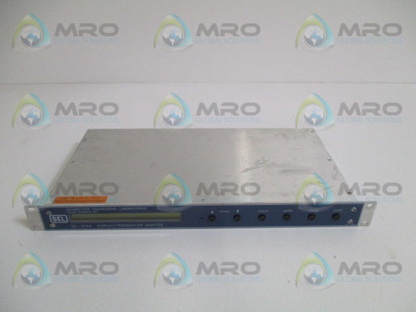 SEL SEL-DTA2 DTA201-4 DISPLAY/TRANSDUCER ADAPTER RELAY  UNMP