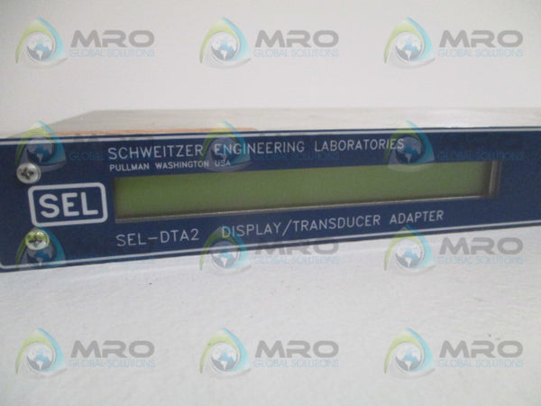 SEL SEL-DTA2 DTA201-4 DISPLAY/TRANSDUCER ADAPTER RELAY  UNMP