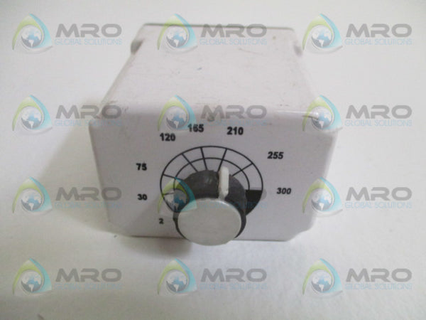 DAYTON 5X830N TIME DELAY RELAY 2-300 SEC. UNMP