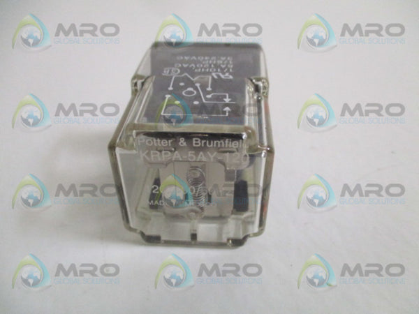 POTTER & BRUMFIELD KRPA-5AY-120 RELAY 120V UNMP
