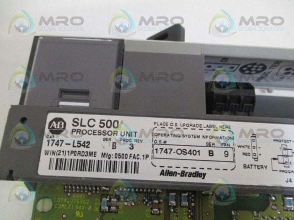 ALLEN BRADLEY 1747-L542 SER. B F/W 9 UNMP