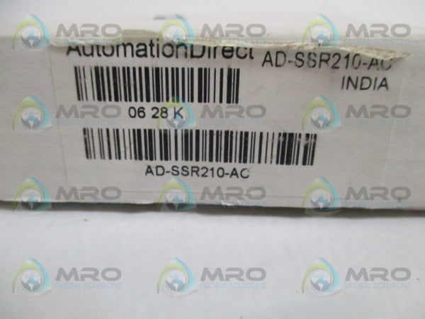 AUTOMATION DIRECT AD-SSR210-AC SOLID STATE RELAY NSMP