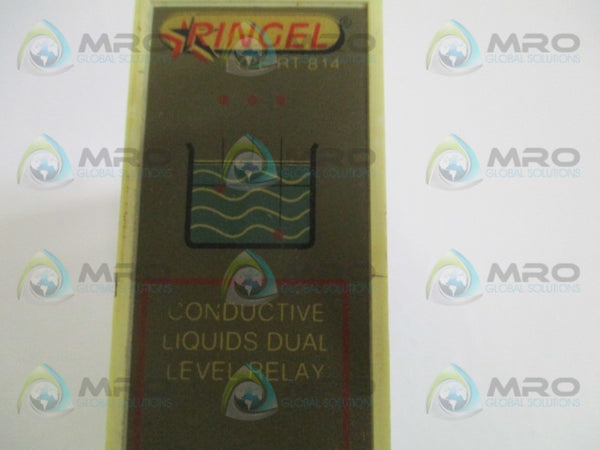RINGEL RT814 CONDUCTIVE LIQUIDS DUAL LEVEL RELAY UNMP