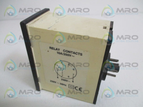 POWER ELECTRONICS CONTROL P.T.422 TIME DELAY RELAY 4-60- SEC. UNMP