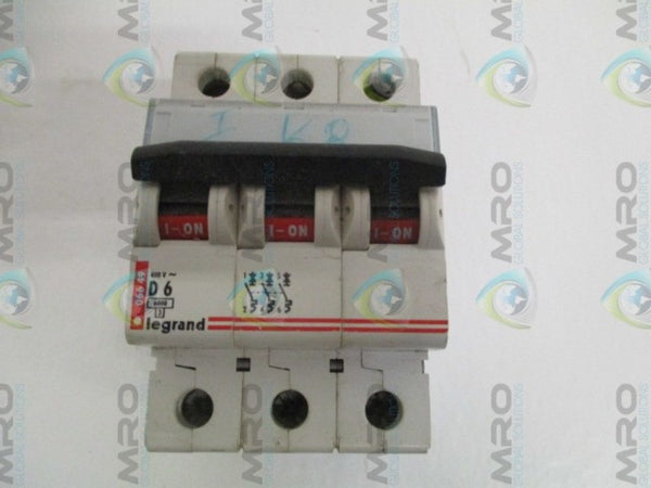 PASS & SEYMOUR LEGRAND 06649-D6 CIRCUIT BREAKER 6A UNMP