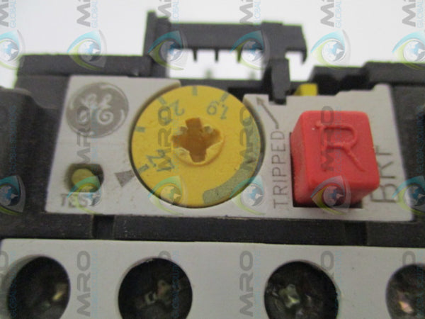 GENERAL ELECTRIC BRF1MS OVERLOAD RELAY 1.9-2.7A UNMP