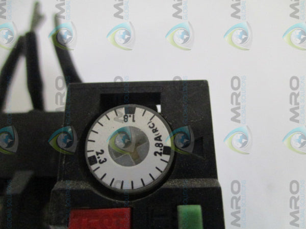 TOGAMI ELECTRIC T-11-3 OVERLOAD RELAY 1.8-2.8A (AS PICTURED) UNMP
