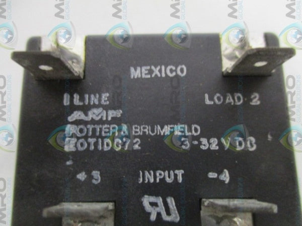 POTTER & BRUMFIELD EOT1DC72 SOLID STATE RELAY UNMP