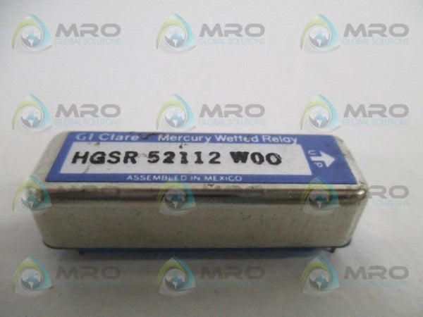 GI CLARE HGSR52112W00 WETTED RELAY UNMP