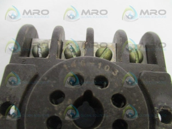AMPHENOL 146-103 RELAY SOCKET  UNMP