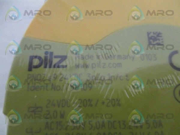 PILZ PNOZs924VDC3n/o1n/ct SAFETY RELAY NSMP