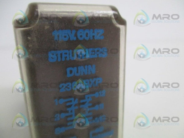 STRUTHERS-DUNN 236ABXP TIME DELAY RELAY 115V UNMP