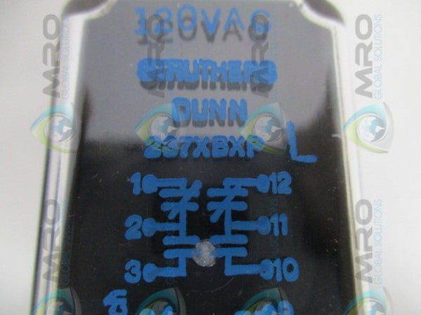 STRUTHERS-DUNN 237XBXP-200 RELAY 2-200 SEC. 120VAC NSMP